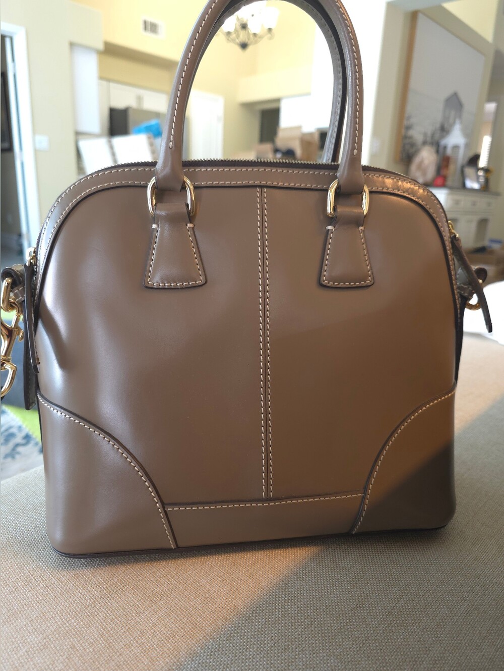 NEW DOONEY & BOURKE EMERSON LEATHER PURSE TOTE SATCHEL CROSSBODY - Picture 2 of 9